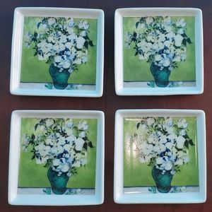 New Van Gogh Roses Dipping Dishes